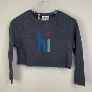 Wildfox Kids NWT Littlefox Hi Morning Crop